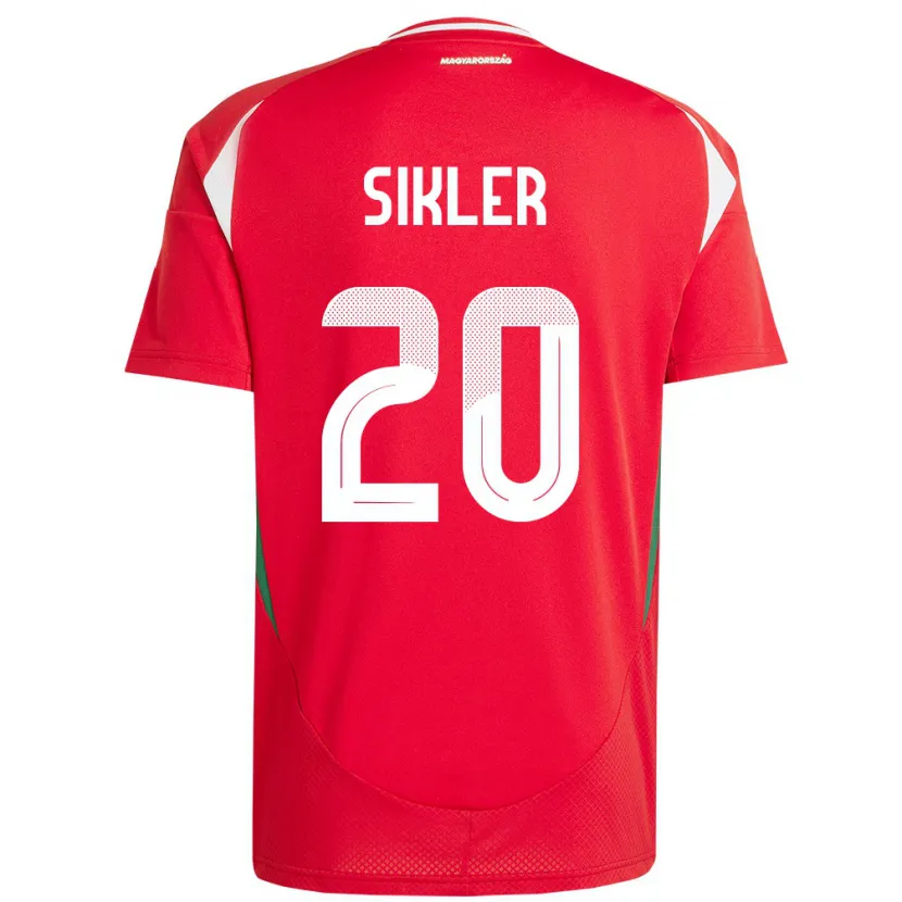 Danxen Women Hungary Kinga Sikler #20 Red Home Jersey 24-26 T-Shirt