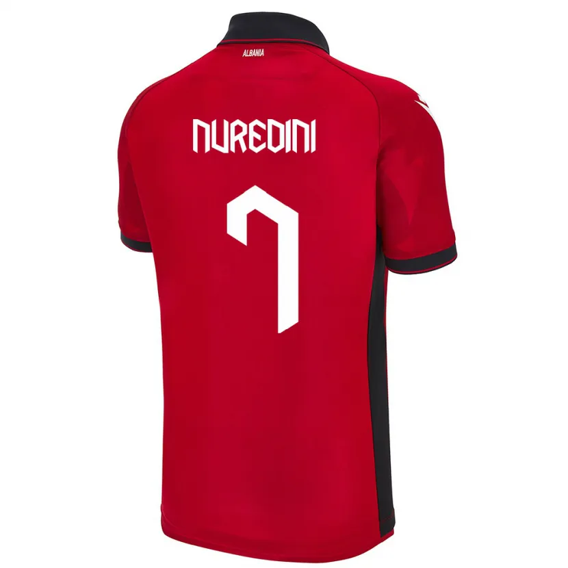 Danxen Women Albania Joi Nuredini #7 Red Home Jersey 24-26 T-Shirt