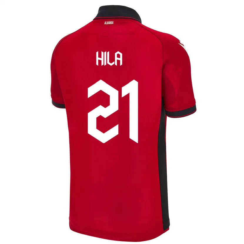 Danxen Women Albania Alma Hila #21 Red Home Jersey 24-26 T-Shirt