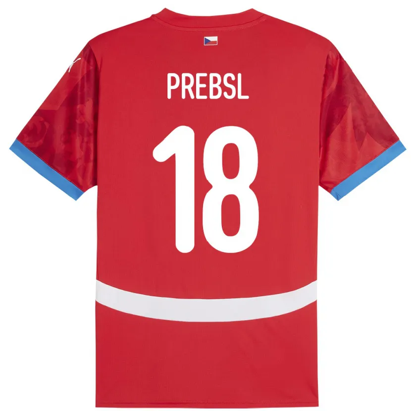 Danxen Women Czech Republic Filip Prebsl #18 Red Home Jersey 24-26 T-Shirt