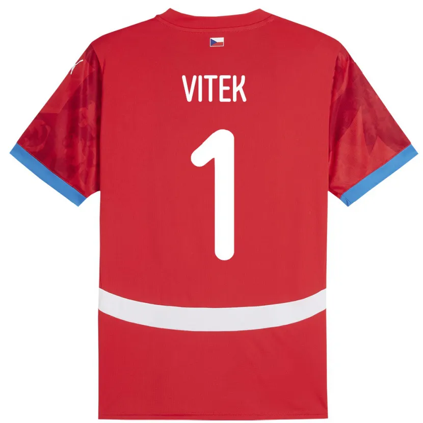 Danxen Women Czech Republic Radek Vitek #1 Red Home Jersey 24-26 T-Shirt