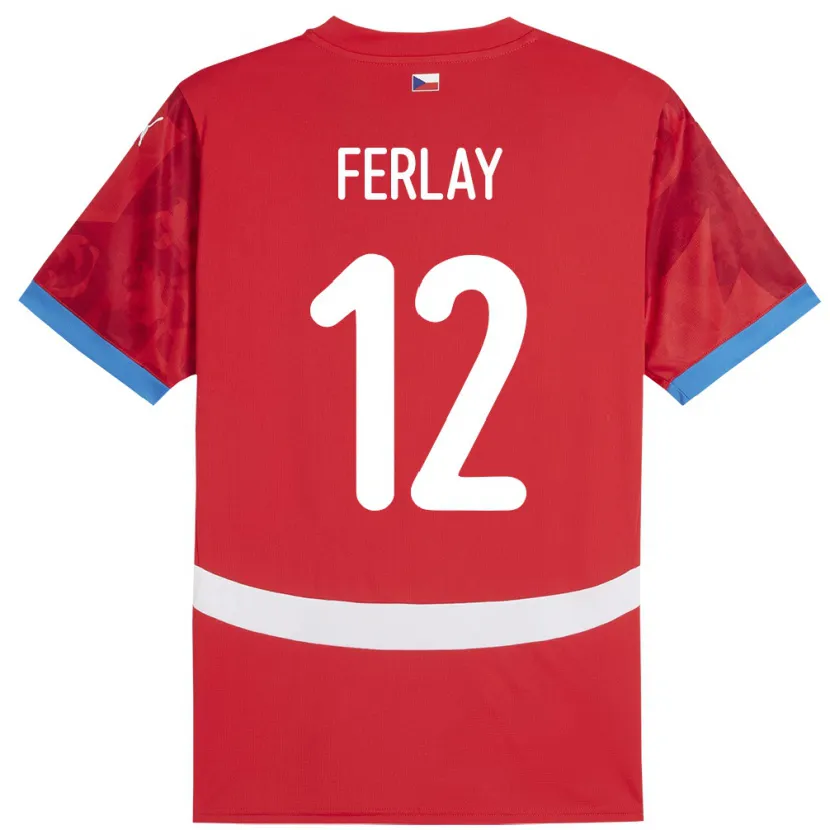 Danxen Women Czech Republic Ruben Ferlay #12 Red Home Jersey 24-26 T-Shirt