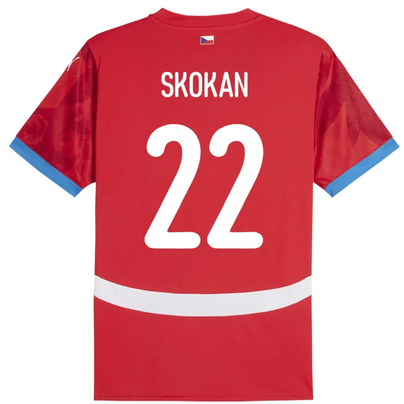 Danxen Women Czech Republic Vitek Skokan #22 Red Home Jersey 24-26 T-Shirt