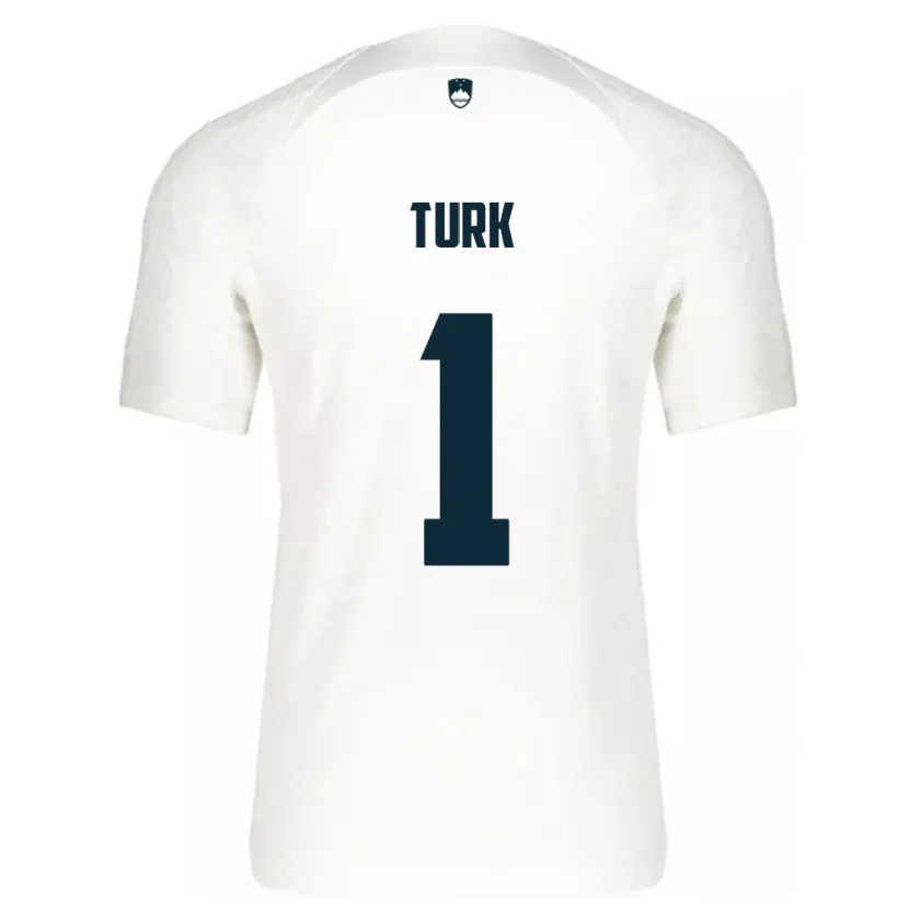 Danxen Women Slovenia Martin Turk #1 White Home Jersey 24-26 T-Shirt