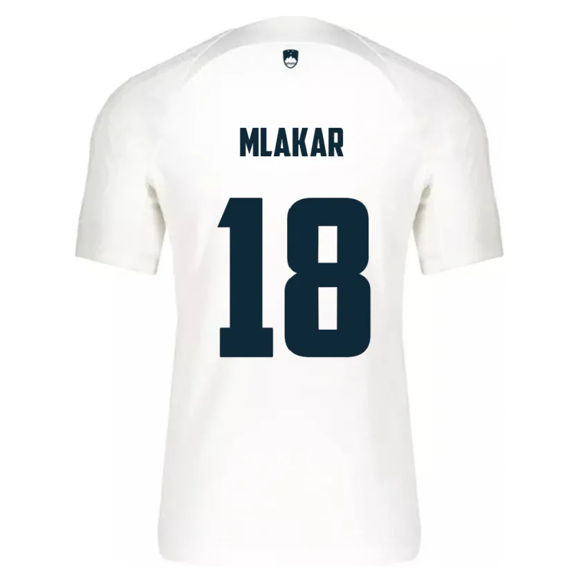 Danxen Women Slovenia Luka Mlakar #18 White Home Jersey 24-26 T-Shirt