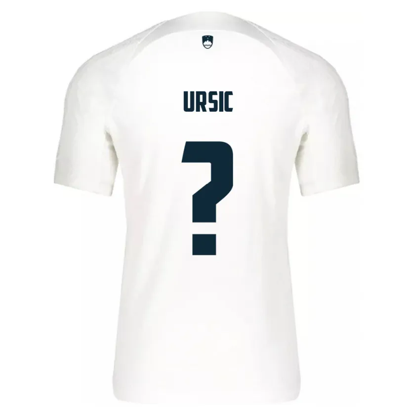 Danxen Women Slovenia David Ursic #0 White Home Jersey 24-26 T-Shirt