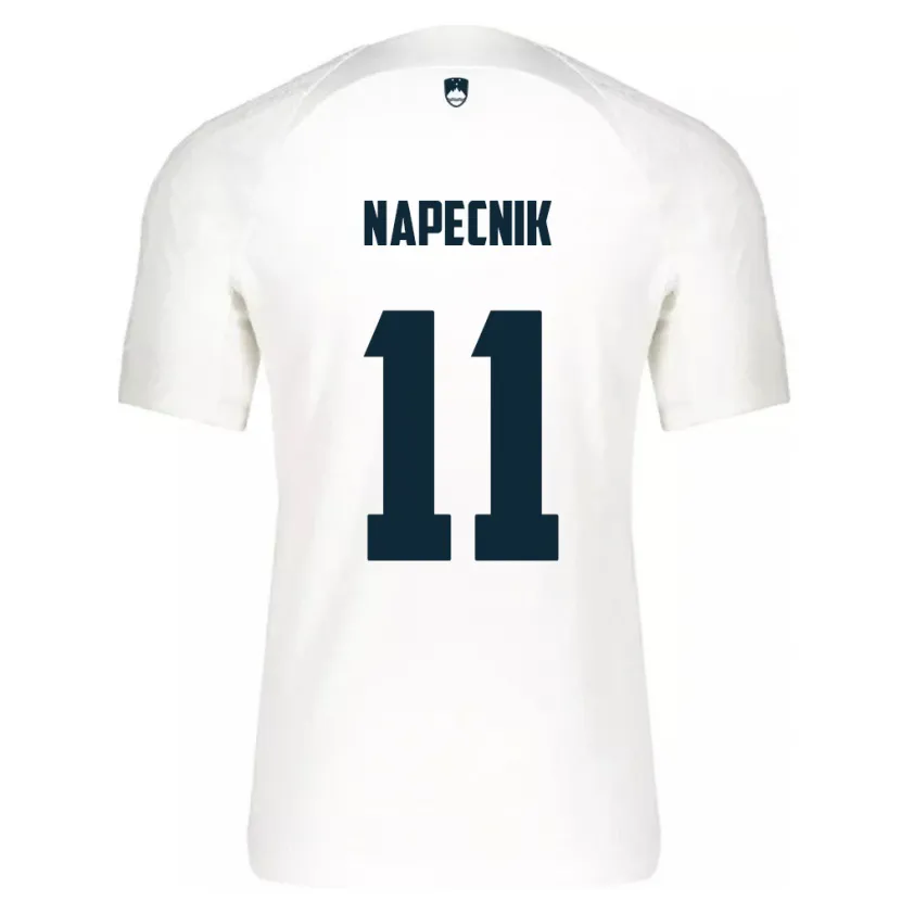 Danxen Women Slovenia Gal Napecnik #11 White Home Jersey 24-26 T-Shirt