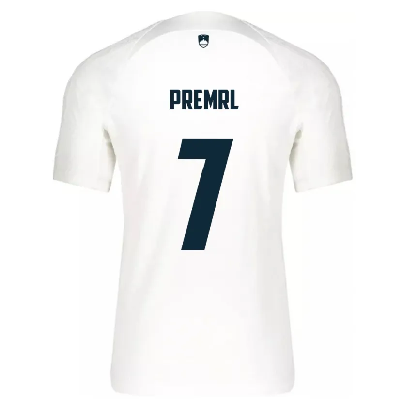 Danxen Women Slovenia Jaka Premrl #7 White Home Jersey 24-26 T-Shirt