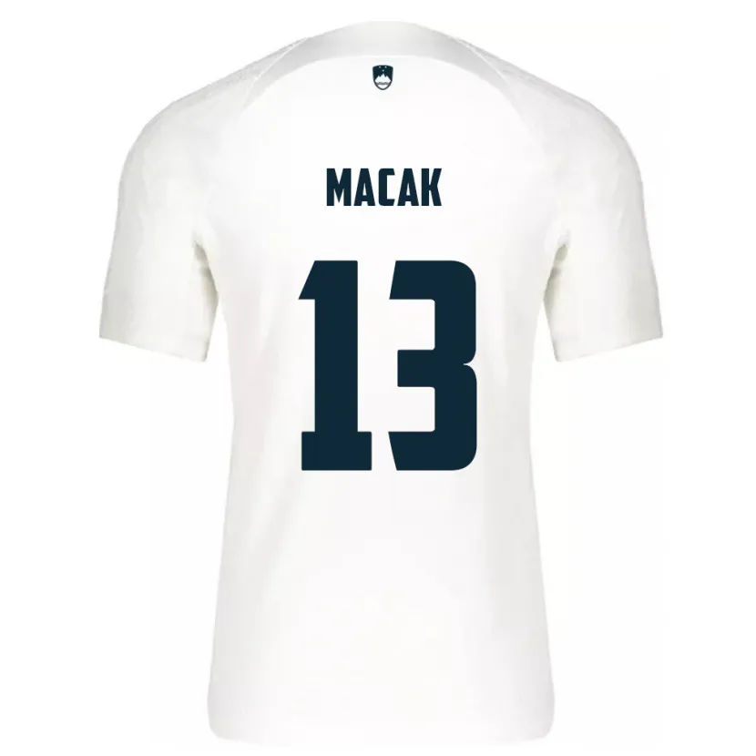 Danxen Women Slovenia Tian Macak #13 White Home Jersey 24-26 T-Shirt