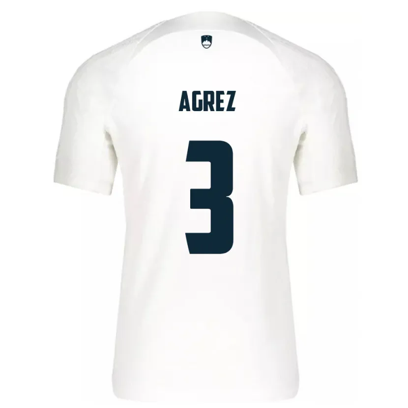 Danxen Women Slovenia Sara Agrež #3 White Home Jersey 24-26 T-Shirt