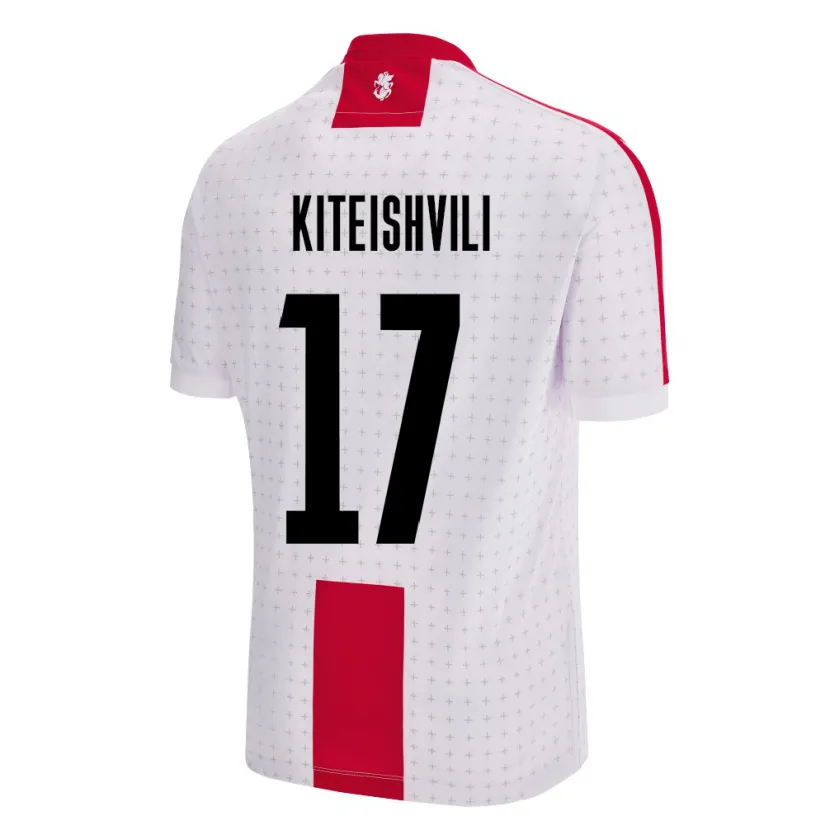 Danxen Women Georgia Otar Kiteishvili #17 White Home Jersey 24-26 T-Shirt