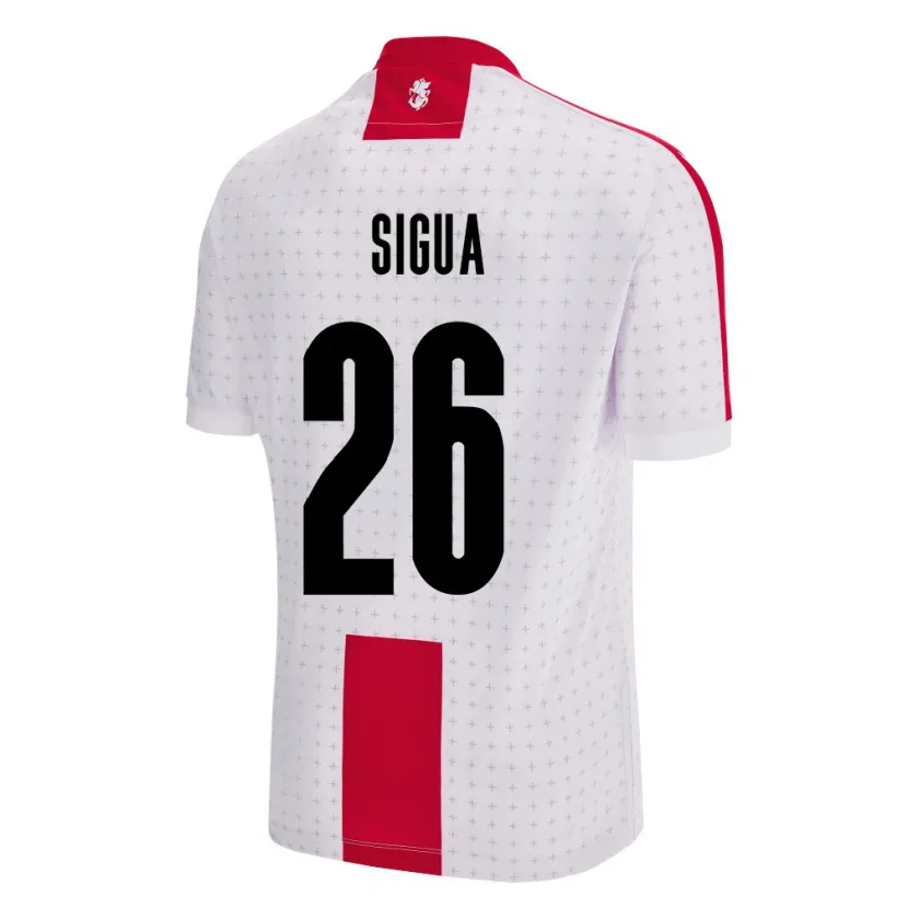 Danxen Women Georgia Gabriel Sigua #26 White Home Jersey 24-26 T-Shirt