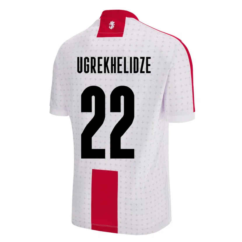 Danxen Women Georgia Nikoloz Ugrekhelidze #22 White Home Jersey 24-26 T-Shirt