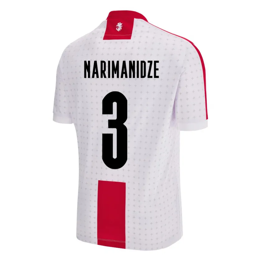 Danxen Women Georgia Aleksandre Narimanidze #3 White Home Jersey 24-26 T-Shirt