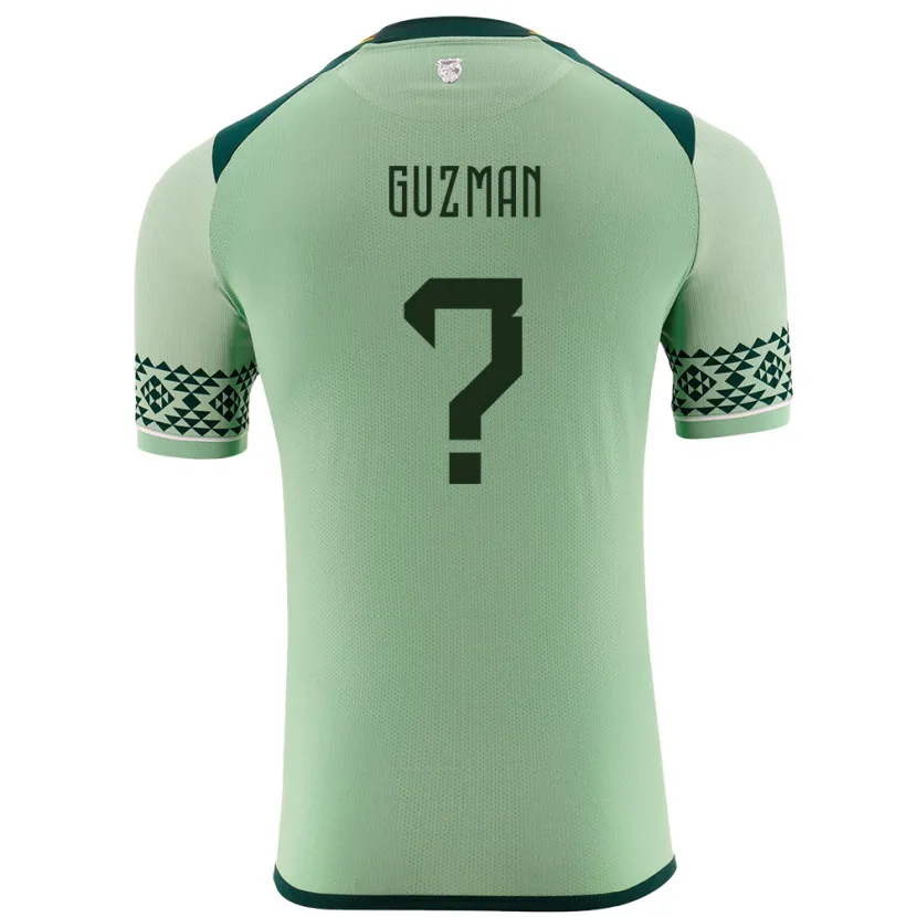Danxen Women Bolivia Samuel Guzman #0 Light Green Home Jersey 24-26 T-Shirt