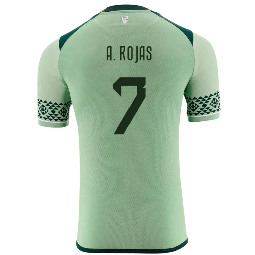 Danxen Women Bolivia Ana Paula Rojas #7 Light Green Home Jersey 24-26 T-Shirt