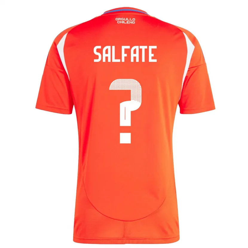 Danxen Women Chile Claudia Salfate #0 Red Home Jersey 24-26 T-Shirt