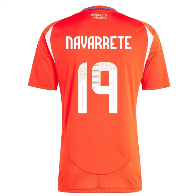 Danxen Women Chile Valentina Navarrete #19 Red Home Jersey 24-26 T-Shirt