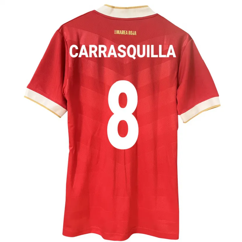 Danxen Women Panama Adalberto Carrasquilla #8 Red Home Jersey 24-26 T-Shirt