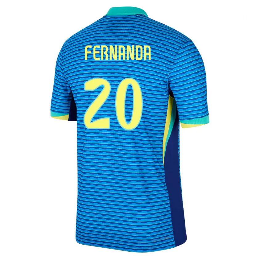 Danxen Women Brazil Fernanda Palermo #20 Blue Away Jersey 24-26 T-Shirt