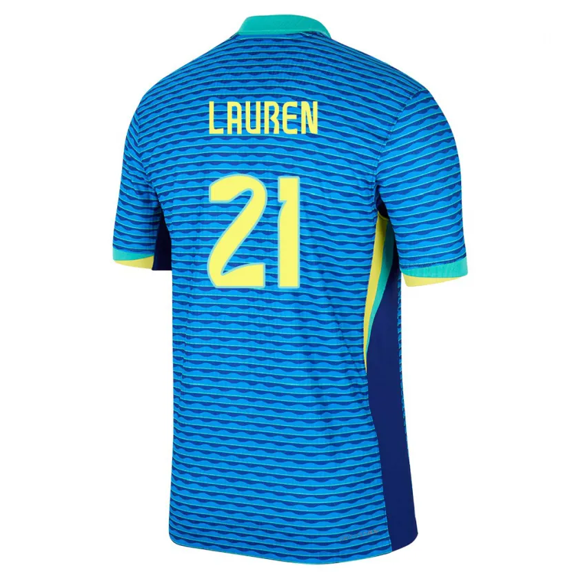 Danxen Women Brazil Lauren Costa #21 Blue Away Jersey 24-26 T-Shirt