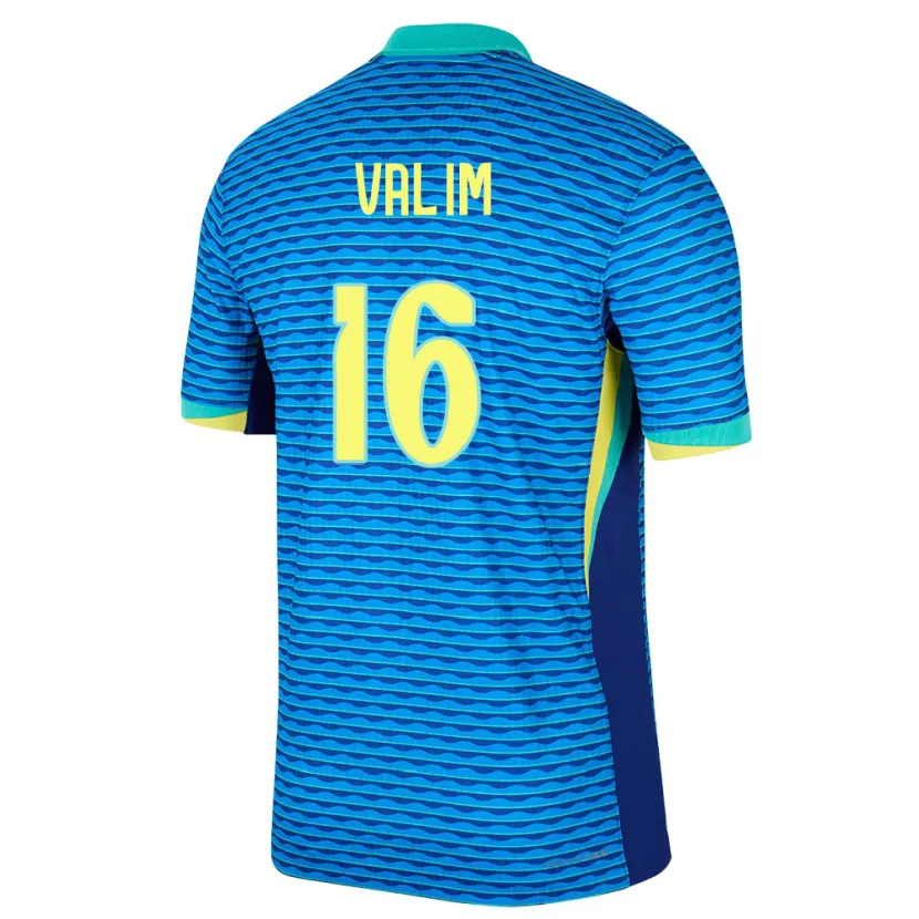 Danxen Women Brazil Bernardo Valim #16 Blue Away Jersey 24-26 T-Shirt