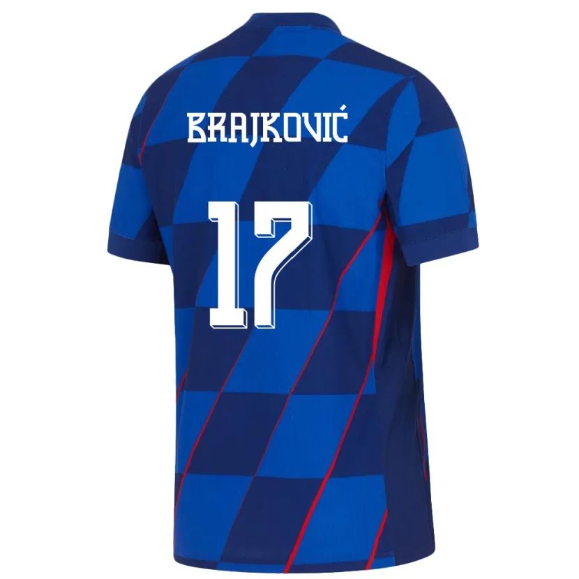 Danxen Women Croatia Roko Brajkovic #17 Blue Away Jersey 24-26 T-Shirt