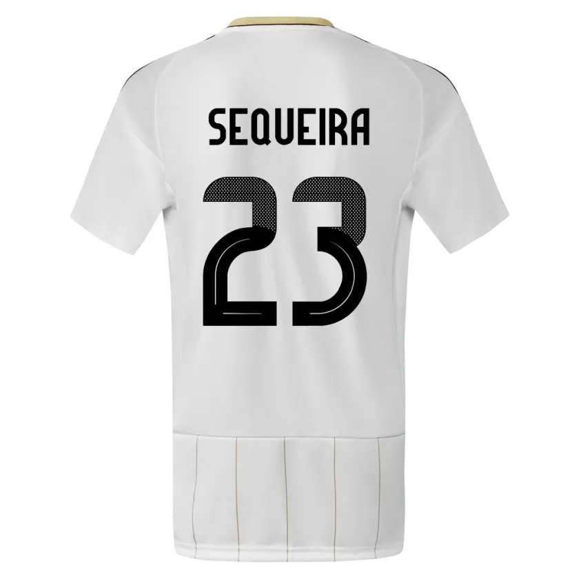 Danxen Women Costa Rica Patrick Sequeira #23 White Away Jersey 24-26 T-Shirt