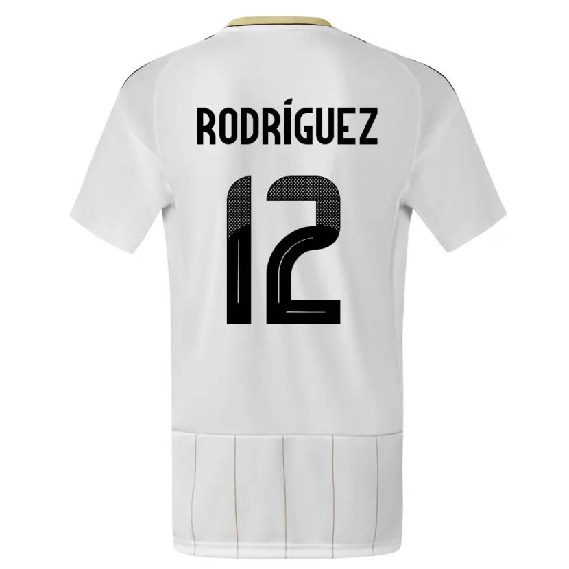 Danxen Women Costa Rica Lixy Rodriguez #12 White Away Jersey 24-26 T-Shirt