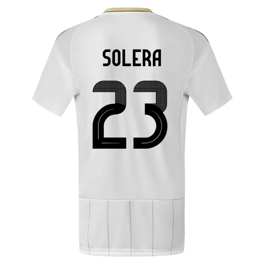 Danxen Women Costa Rica Daniela Solera #23 White Away Jersey 24-26 T-Shirt