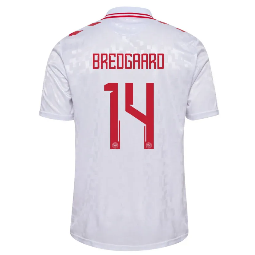 Danxen Women Denmark Sofie Bredgaard #14 White Away Jersey 24-26 T-Shirt