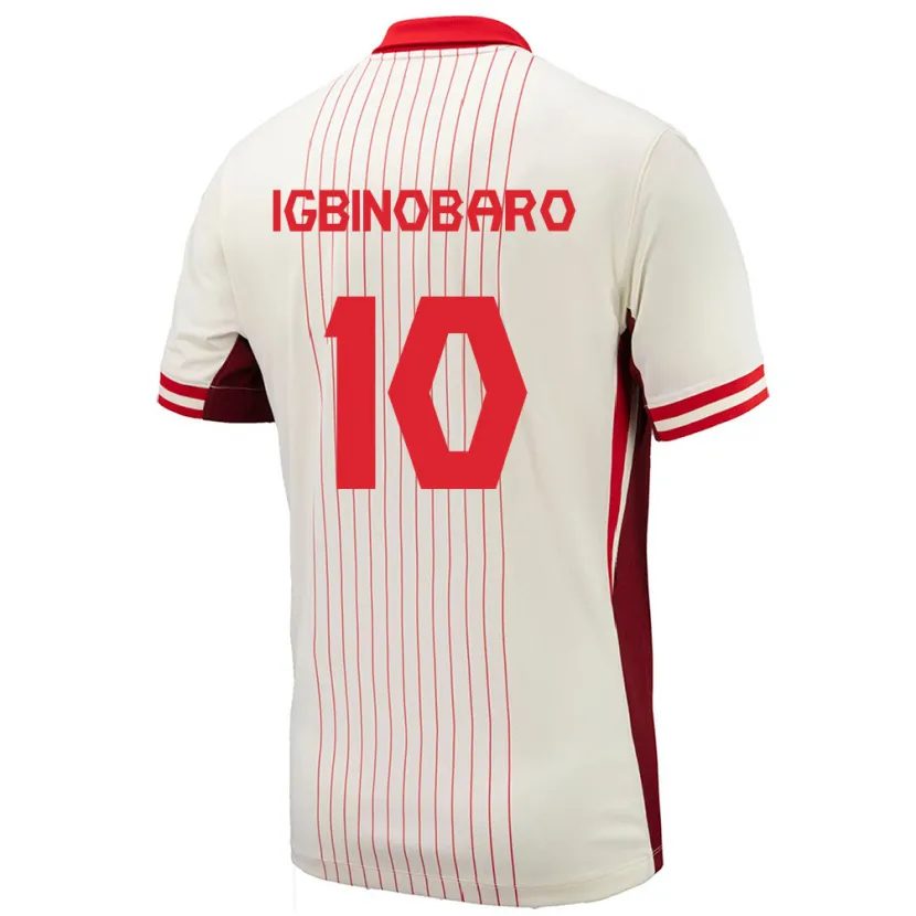 Danxen Women Canada Philip Igbinobaro #10 White Away Jersey 24-26 T-Shirt