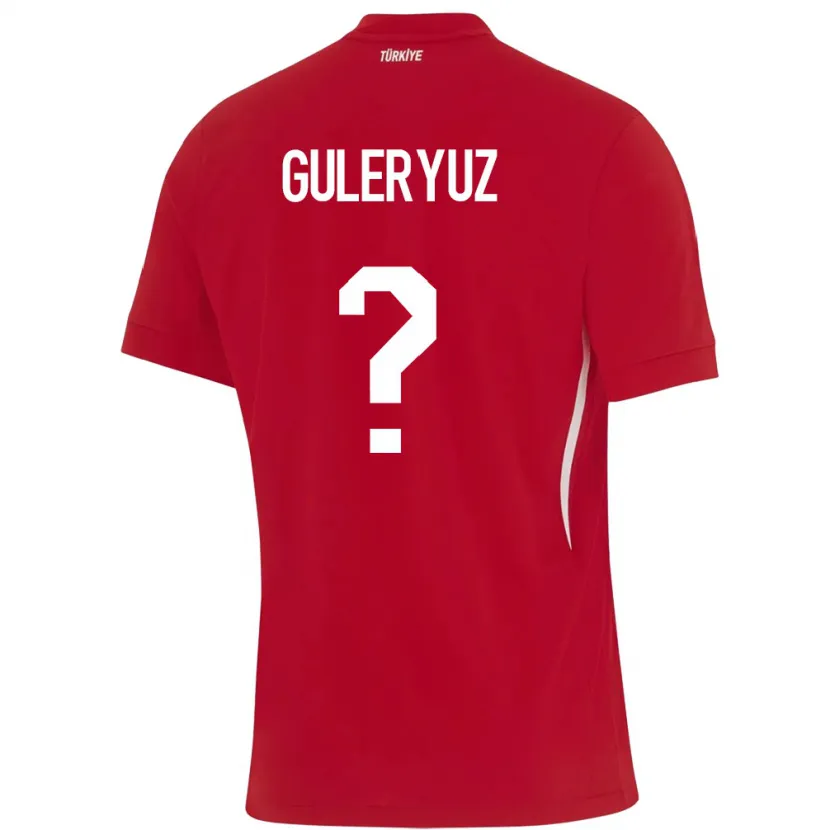 Danxen Women Turkey Göknur Güleryüz #0 Red Away Jersey 24-26 T-Shirt