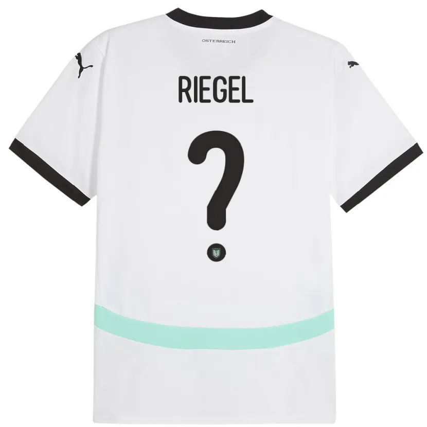 Danxen Women Austria Adrian Riegel #0 White Away Jersey 24-26 T-Shirt