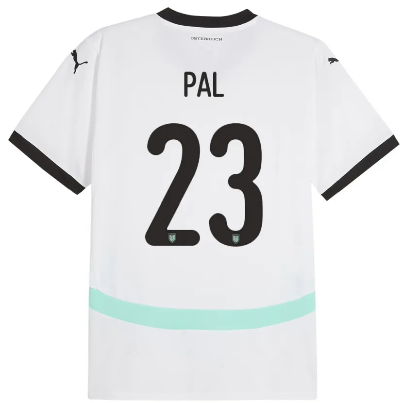 Danxen Women Austria Jasmin Pal #23 White Away Jersey 24-26 T-Shirt