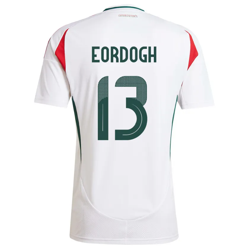 Danxen Women Hungary András Eördögh #13 White Away Jersey 24-26 T-Shirt