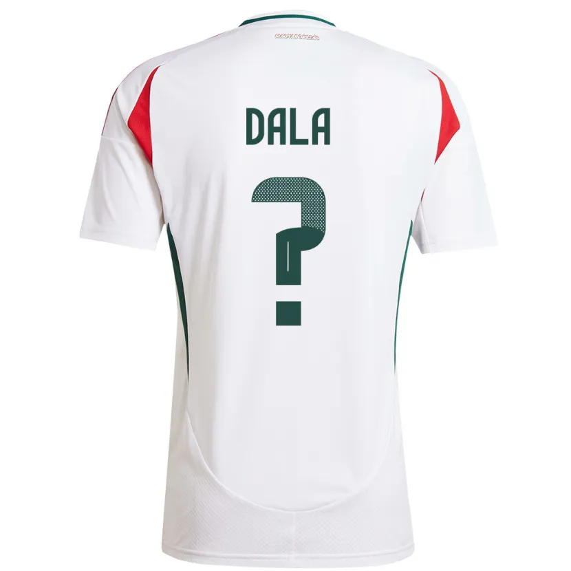 Danxen Women Hungary Martin Dala #0 White Away Jersey 24-26 T-Shirt