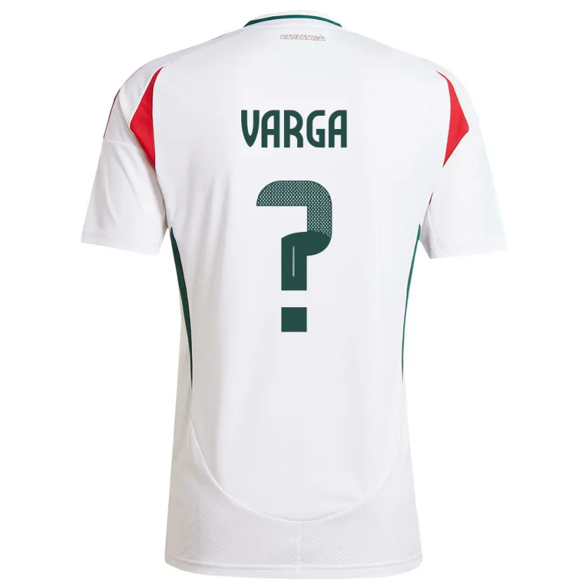 Danxen Women Hungary Zétény Varga #0 White Away Jersey 24-26 T-Shirt