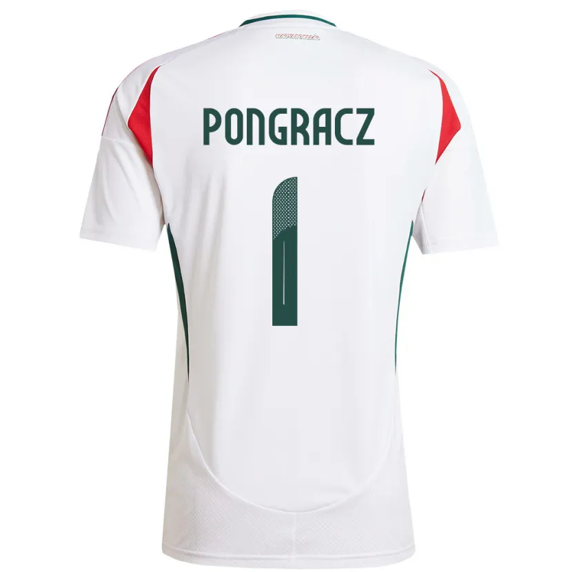 Danxen Women Hungary Agness Pongracz #1 White Away Jersey 24-26 T-Shirt