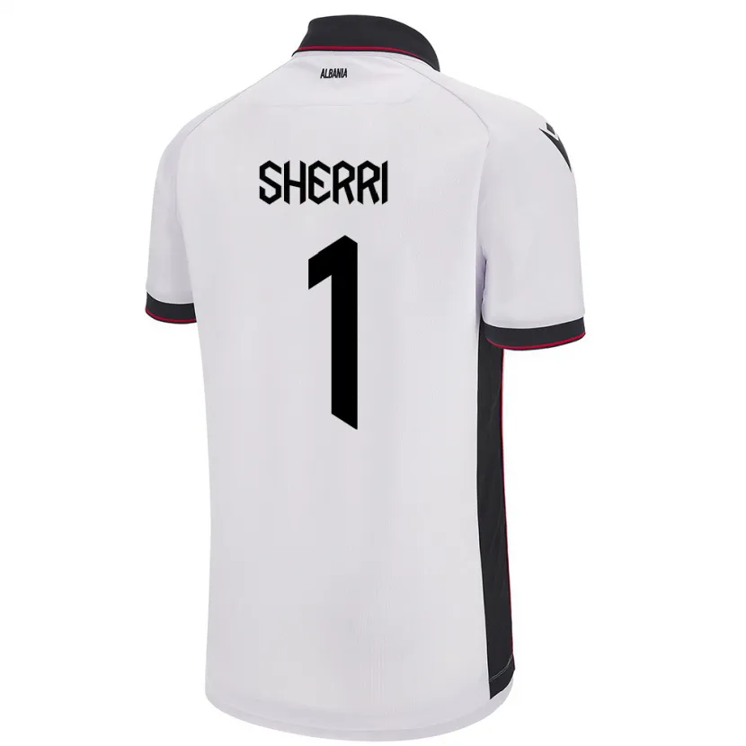 Danxen Women Albania Alen Sherri #1 White Away Jersey 24-26 T-Shirt