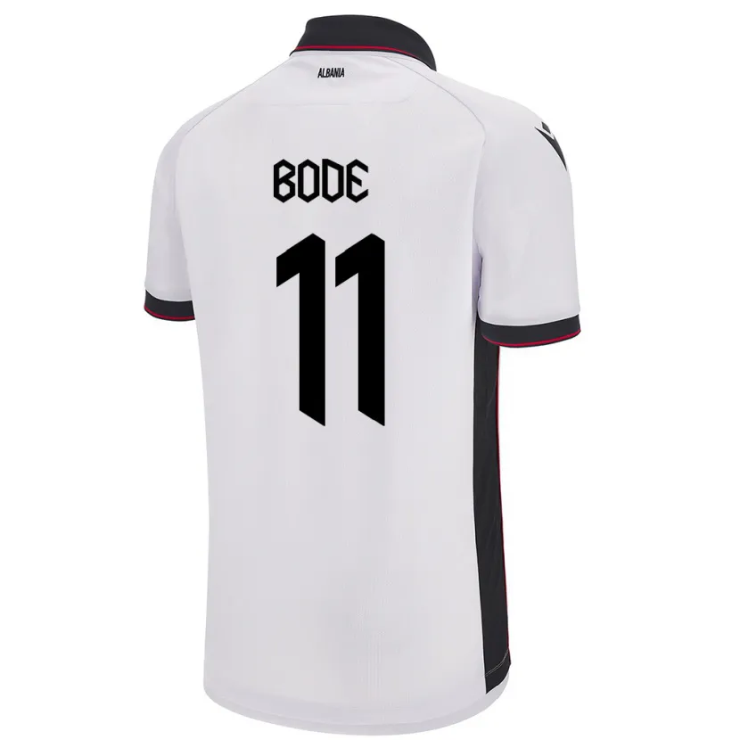Danxen Women Albania Ersi Bode #11 White Away Jersey 24-26 T-Shirt
