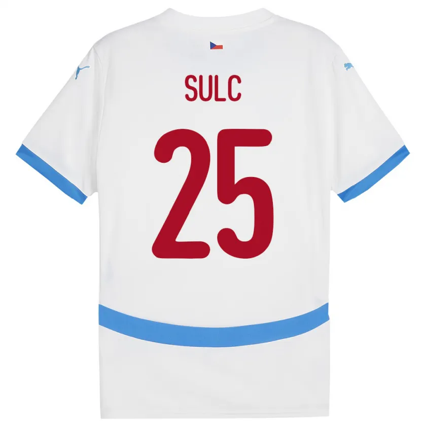 Danxen Women Czech Republic Pavel Sulc #25 White Away Jersey 24-26 T-Shirt