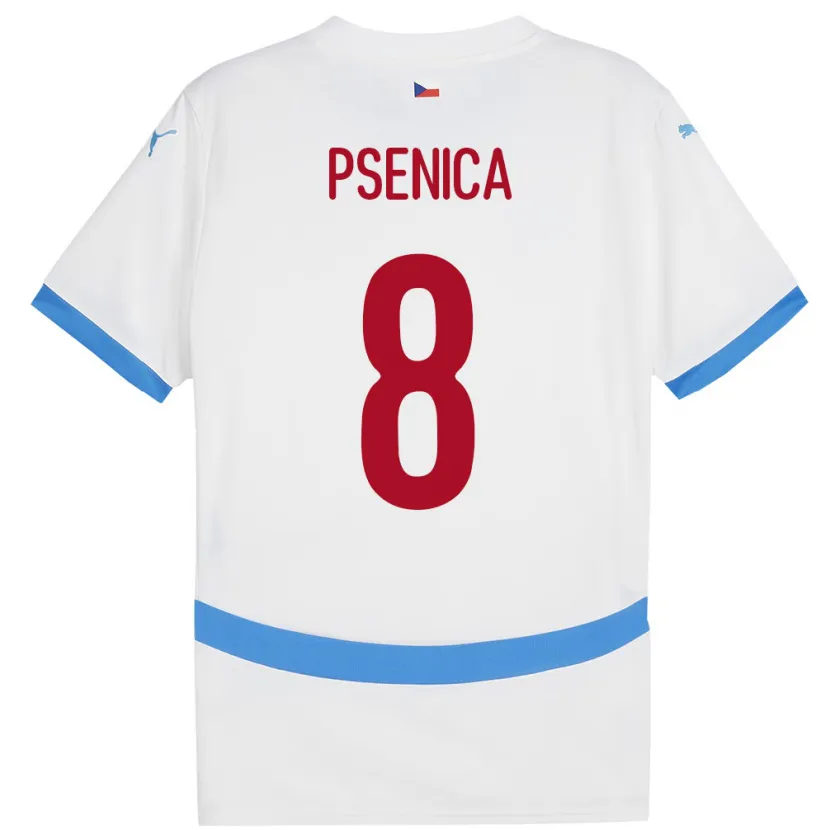 Danxen Women Czech Republic Jiri Psenica #8 White Away Jersey 24-26 T-Shirt