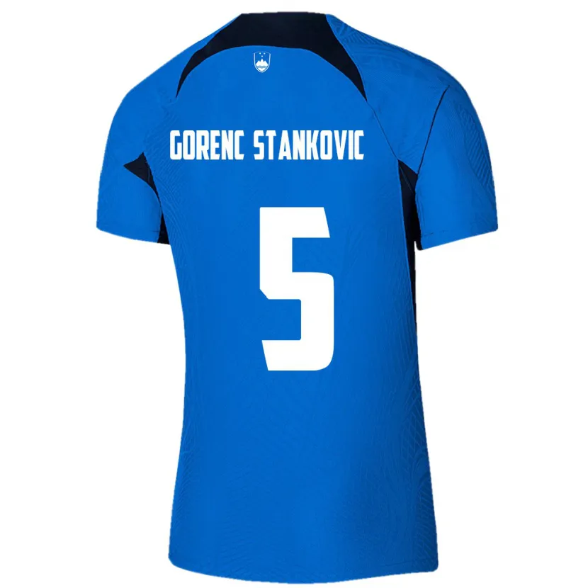 Danxen Women Slovenia Jon Gorenc Stankovic #5 Blue Away Jersey 24-26 T-Shirt