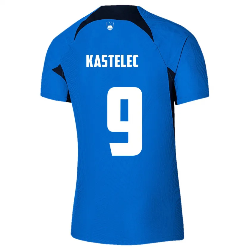 Danxen Women Slovenia Mirjam Kastelec #9 Blue Away Jersey 24-26 T-Shirt