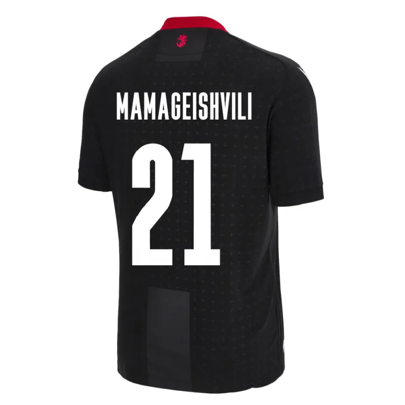 Danxen Women Georgia Otar Mamageishvili #21 Black Away Jersey 24-26 T-Shirt