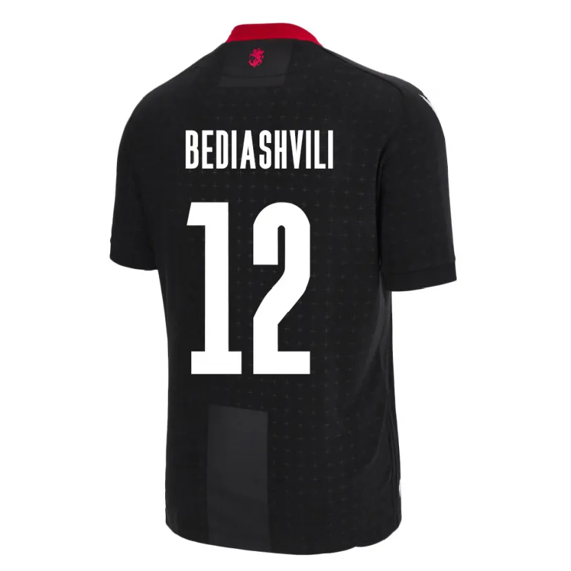 Danxen Women Georgia Giorgi Bediashvili #12 Black Away Jersey 24-26 T-Shirt