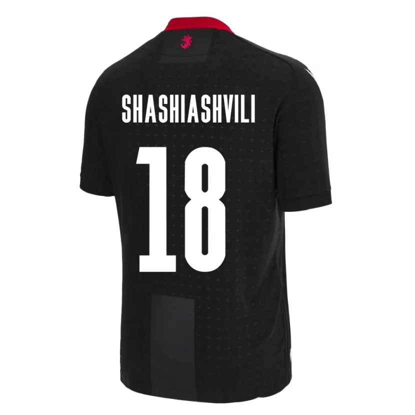 Danxen Women Georgia Luka Shashiashvili #18 Black Away Jersey 24-26 T-Shirt