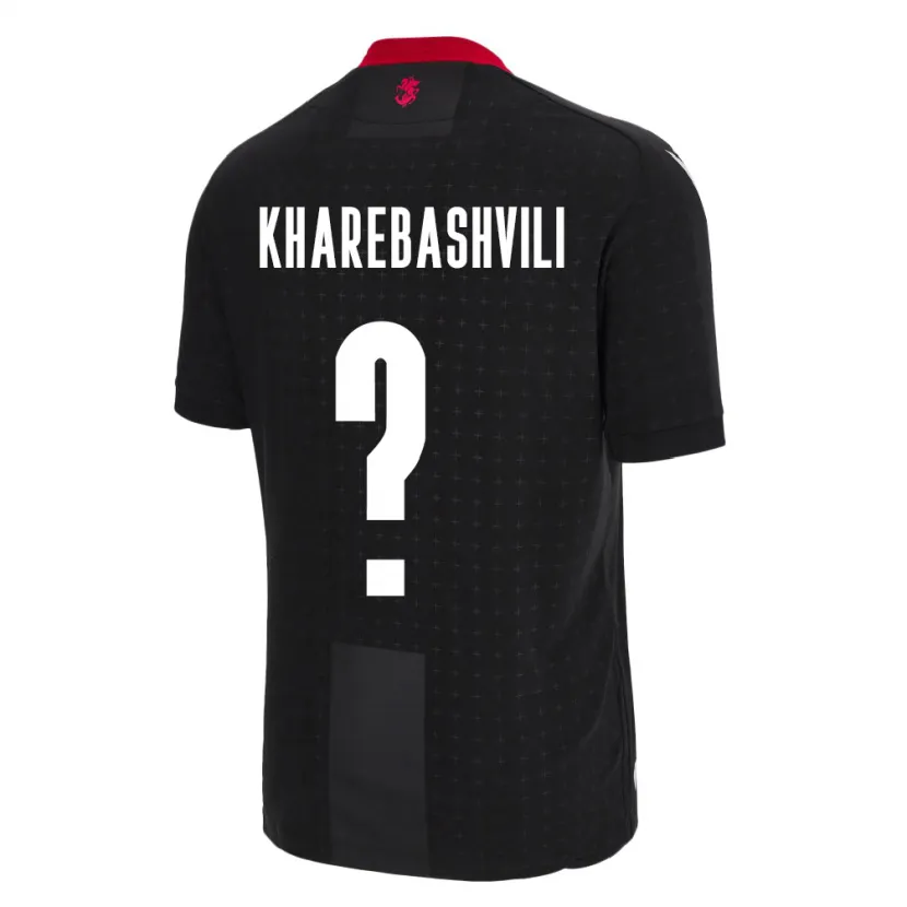 Danxen Women Georgia Saba Kharebashvili #0 Black Away Jersey 24-26 T-Shirt