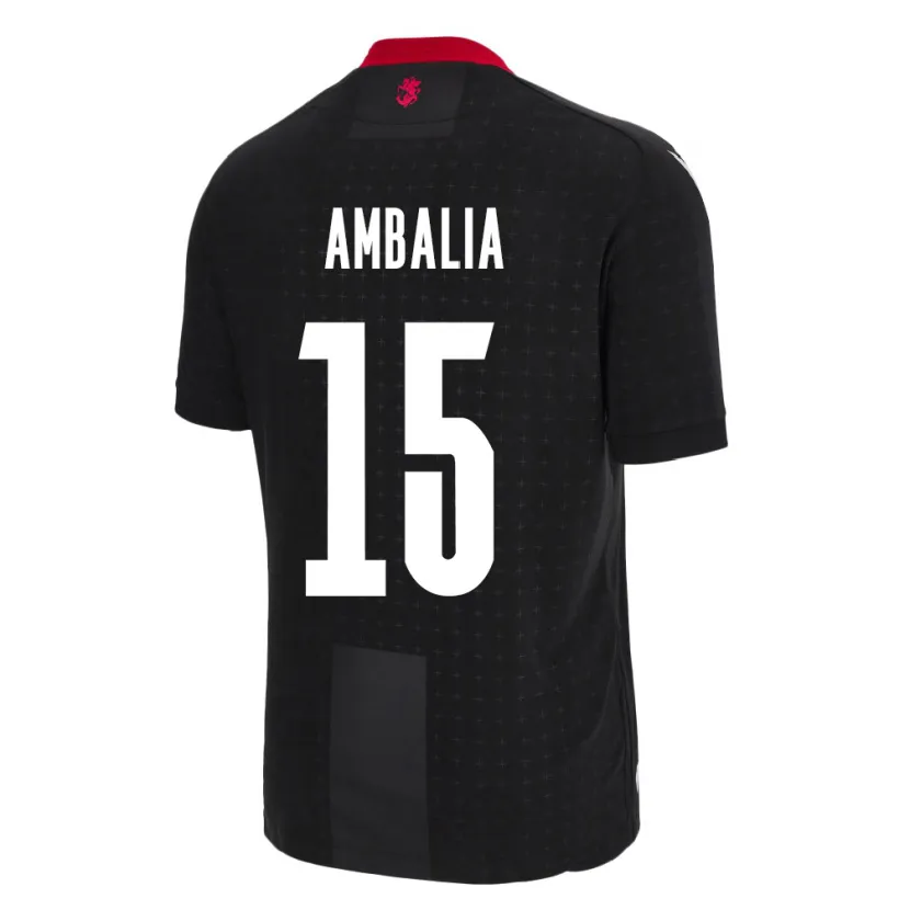 Danxen Women Georgia Tinatin Ambalia #15 Black Away Jersey 24-26 T-Shirt